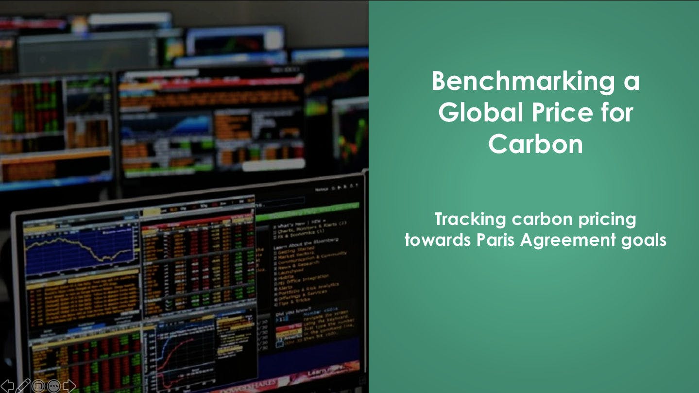 Benchmarking a Global Price for Carbon